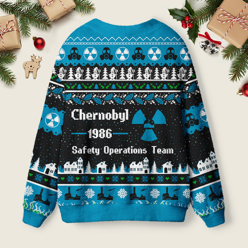 Chernobyl 1986 Geek Ugly Cardigan Sweaters