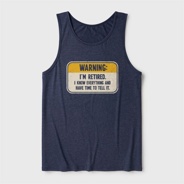 Retired and Ready to Share Ultra Soft Heather Tank