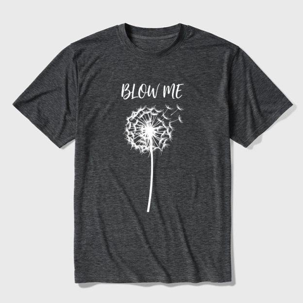 Dandelion Joke Ultra Soft Heather Tee