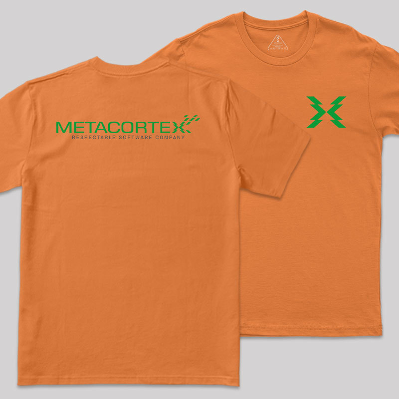 Metacortex Future Front and Back Printed Geek T-Shirt