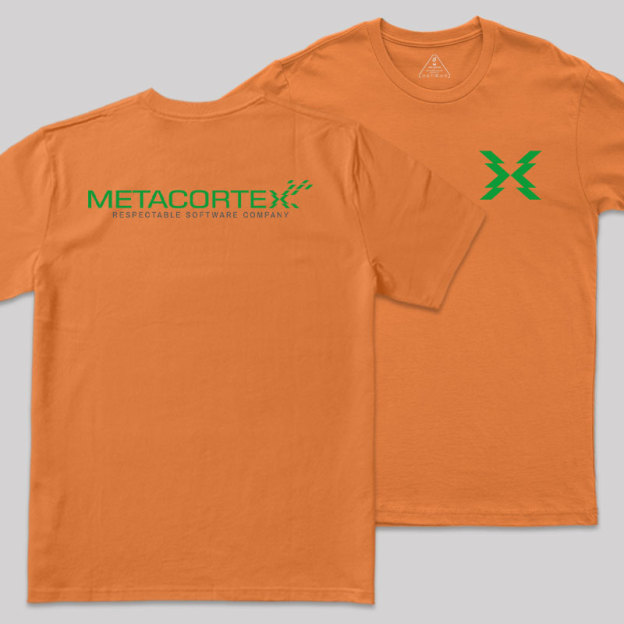 Metacortex Future Front and Back Printed Geek T-Shirt