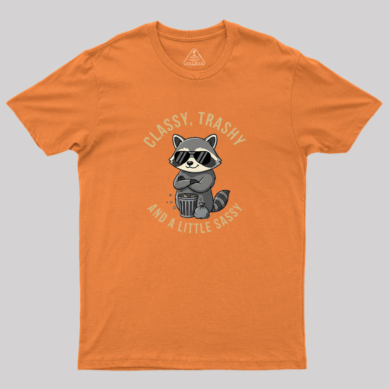 Classy Raccoon Geek T-Shirt
