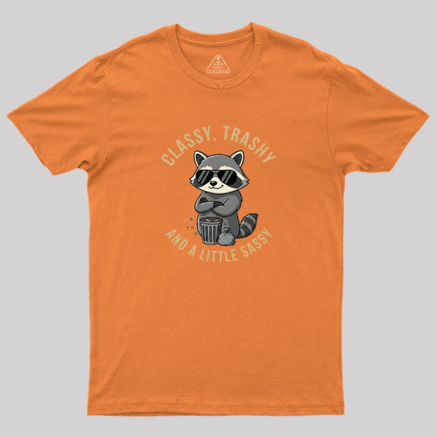 Classy Raccoon Geek T-Shirt