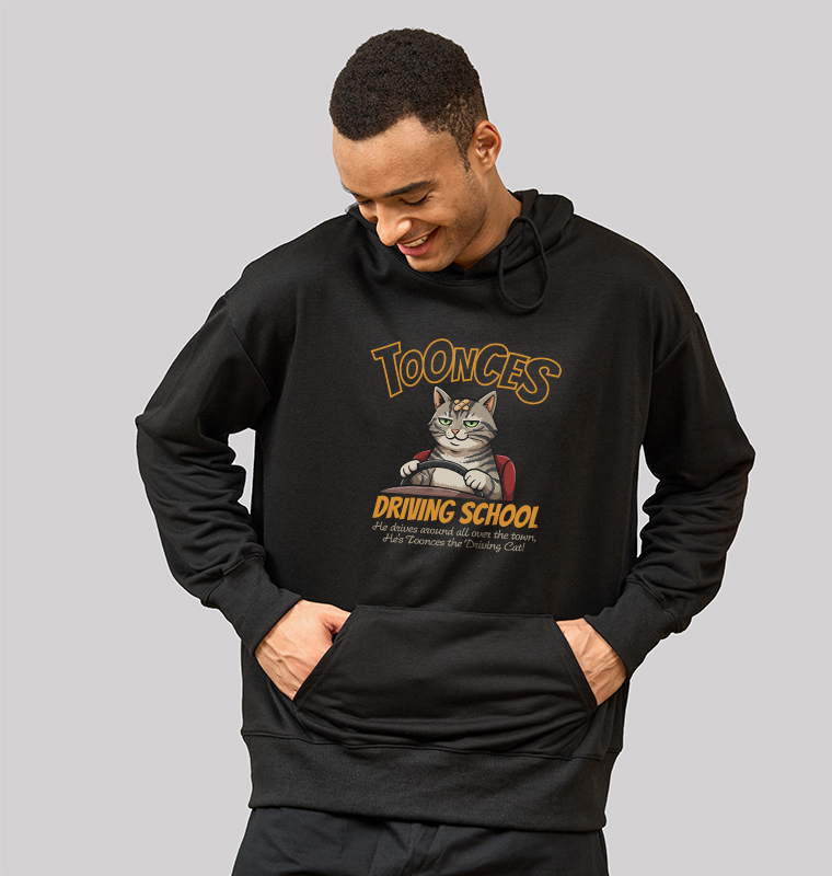 Toonces Driving Academy Geek Hoodie