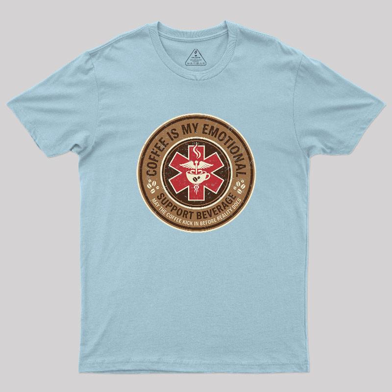Coffee Is My Emotional Geek T-Shirt