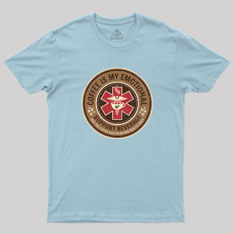 Coffee Is My Emotional Geek T-Shirt