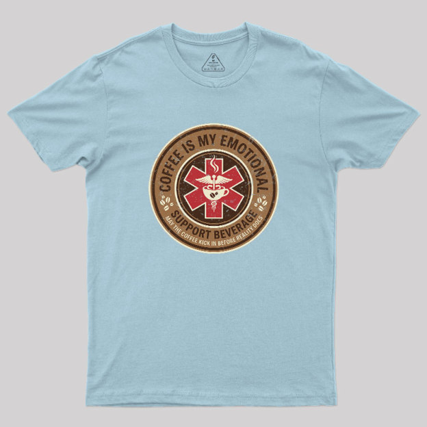 Coffee Is My Emotional Geek T-Shirt