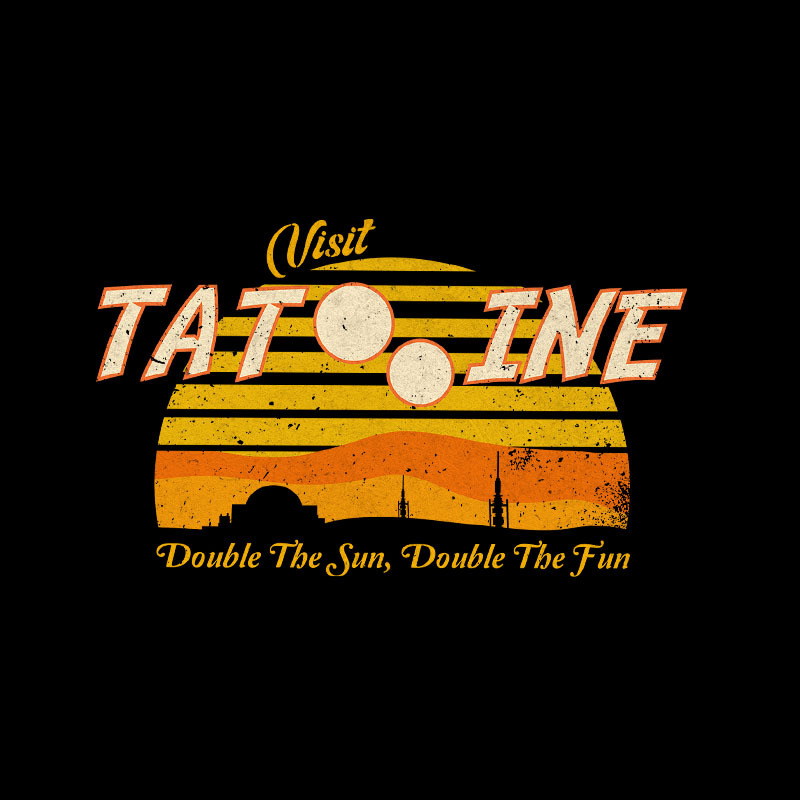 Tatooine Sunset Geek T-Shirt