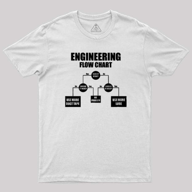 Engineers Flow Chart T-Shirt