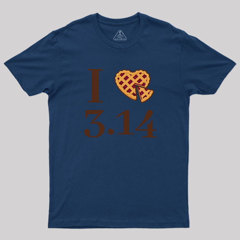 I Love Pi Geek T-Shirt