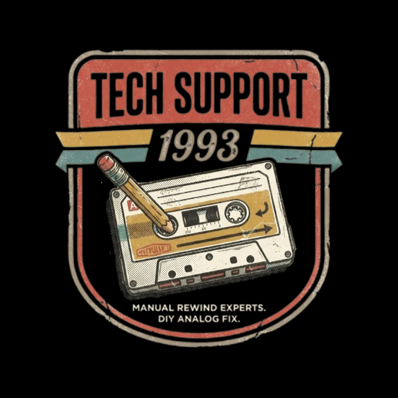 Cassette Fix Dept Geek T-Shirt