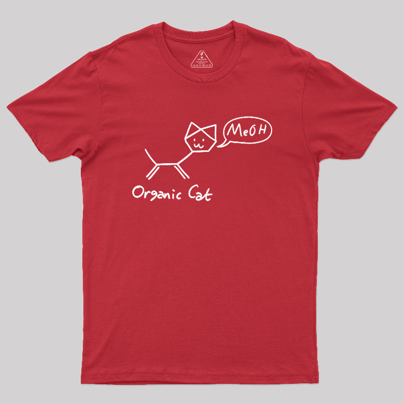 Organic Cat Funny Geek T-Shirt