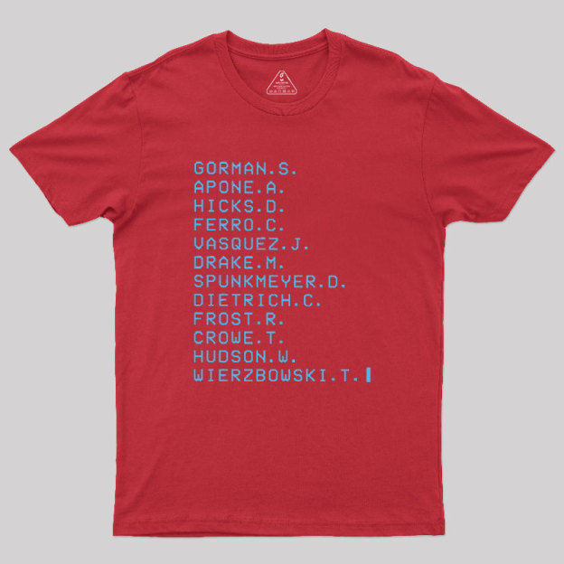 Colonial Marines [Death Order] Geek T-Shirt