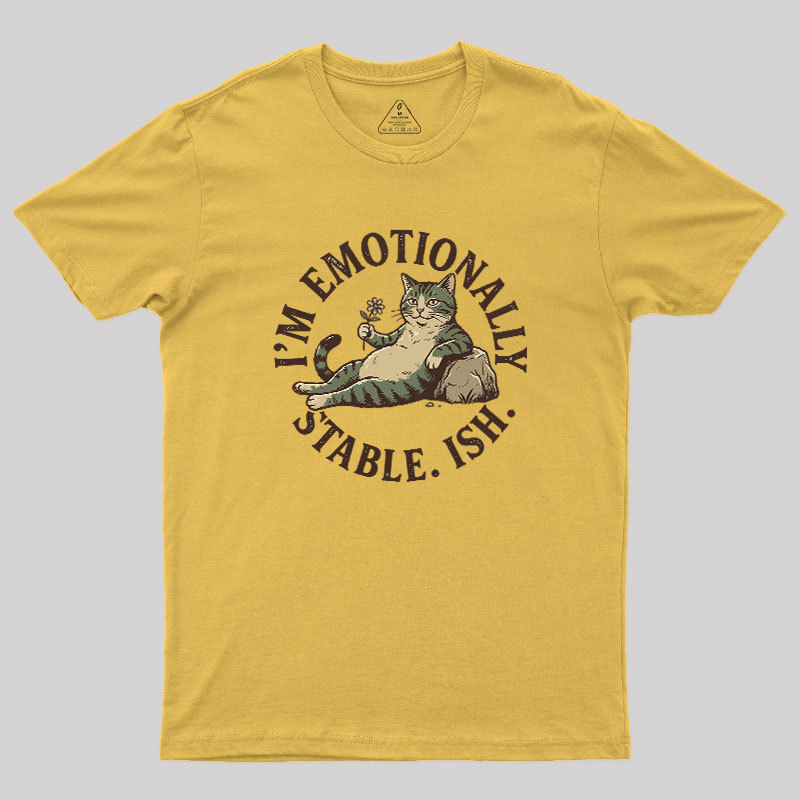 Stable-ish?Feline?Mood Geek T-Shirt
