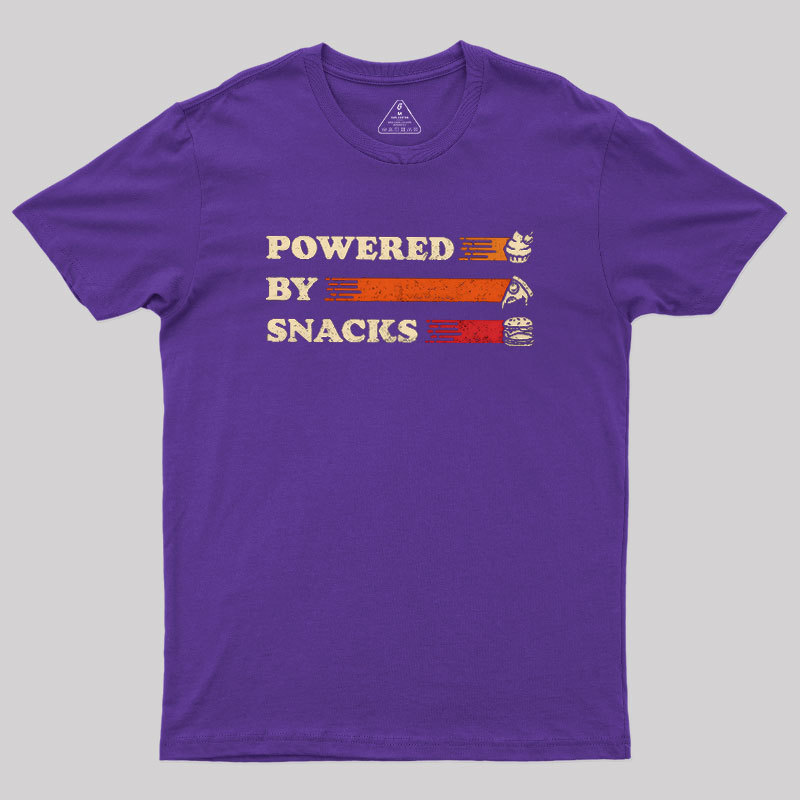Powered by Snacks Geek T-Shirt