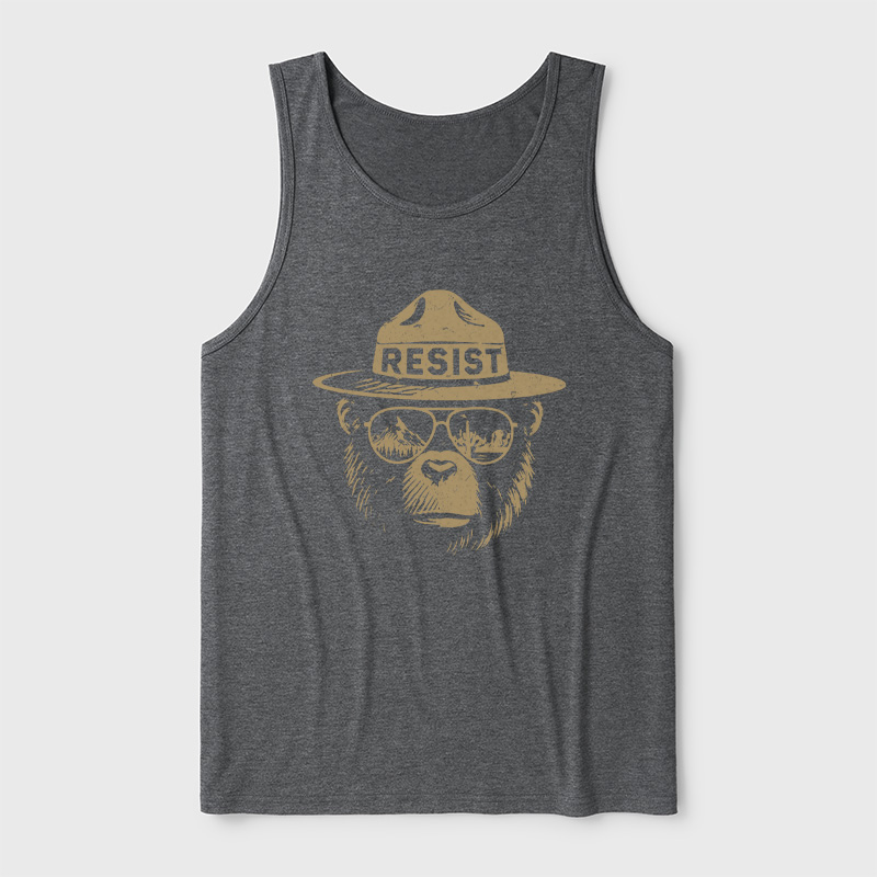 Vintage Alt National Park Service Resist Ultra Soft Heather Tank