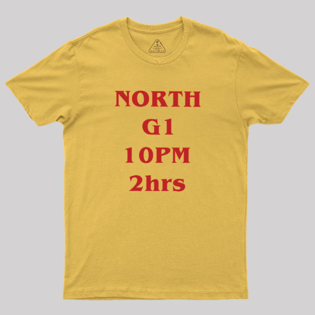 NORTH G1 10PM 2h Geek T-Shirt