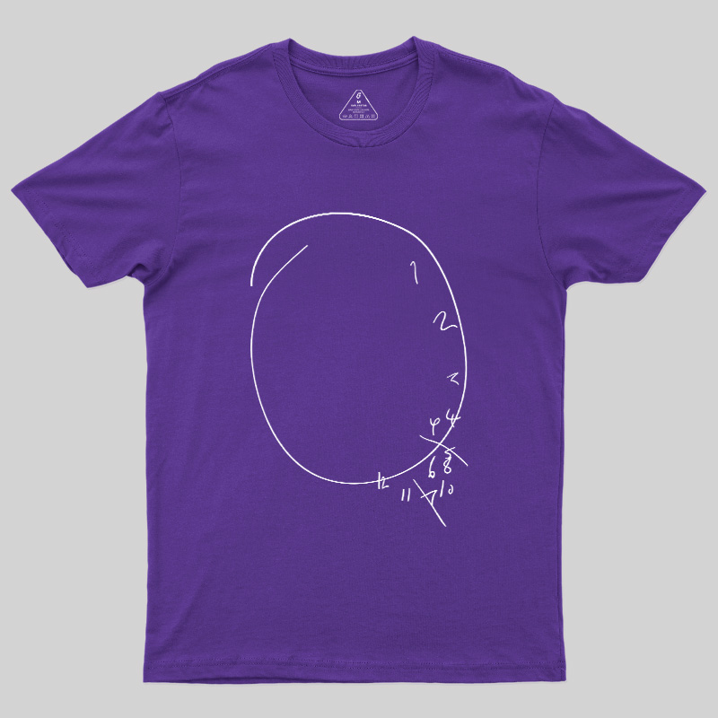 My Brain Can't Draw A Clock Geek T-Shirt