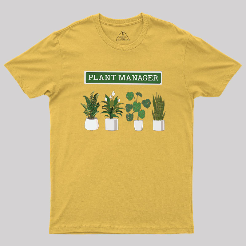 Plant Manager Geek T-Shirt