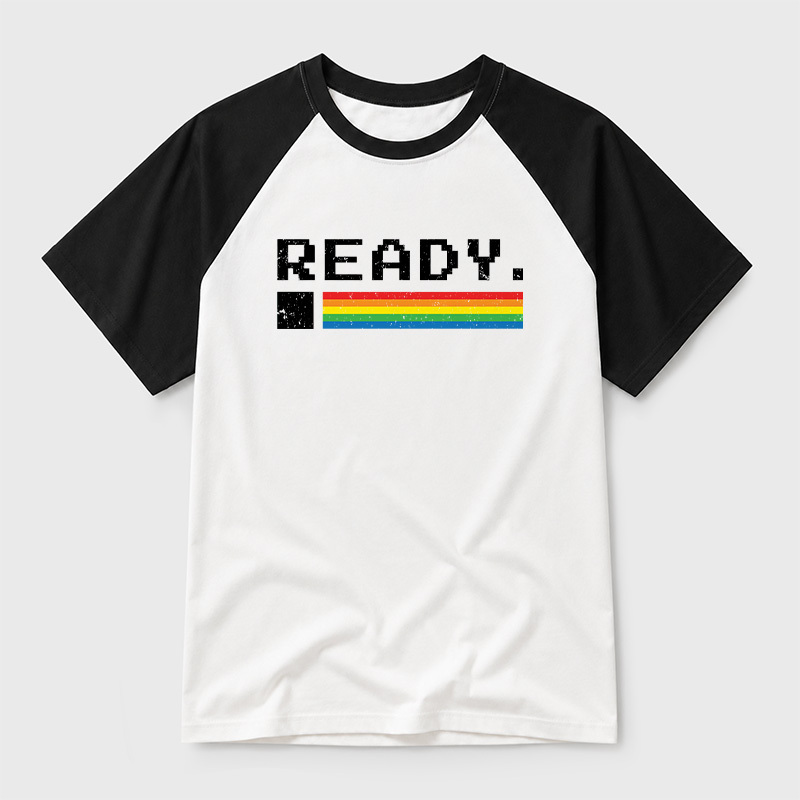 Commodore 64 Ready Raglan T-shirt
