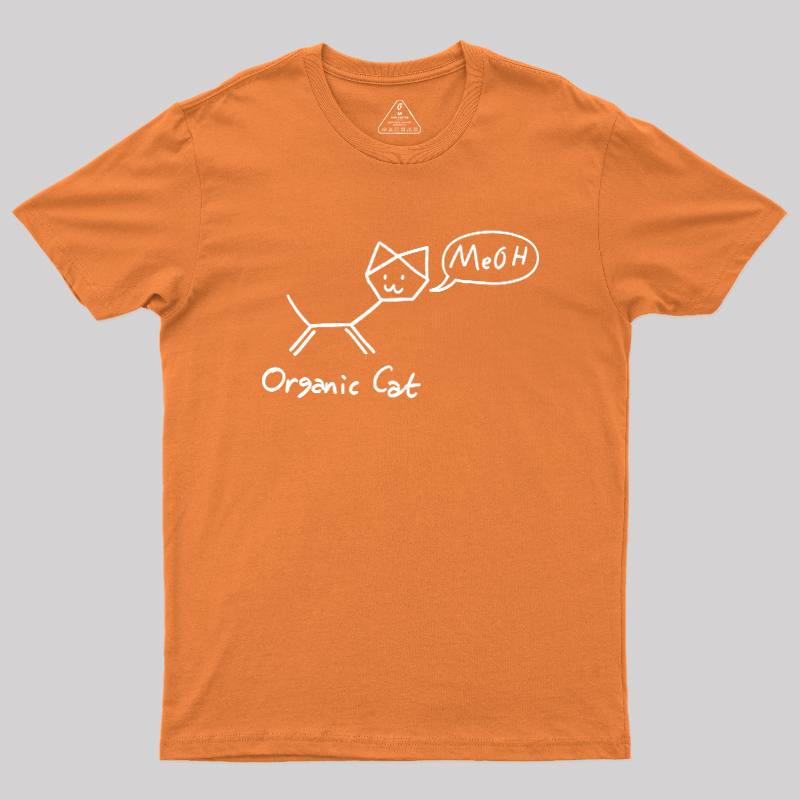 Organic Cat Funny Geek T-Shirt