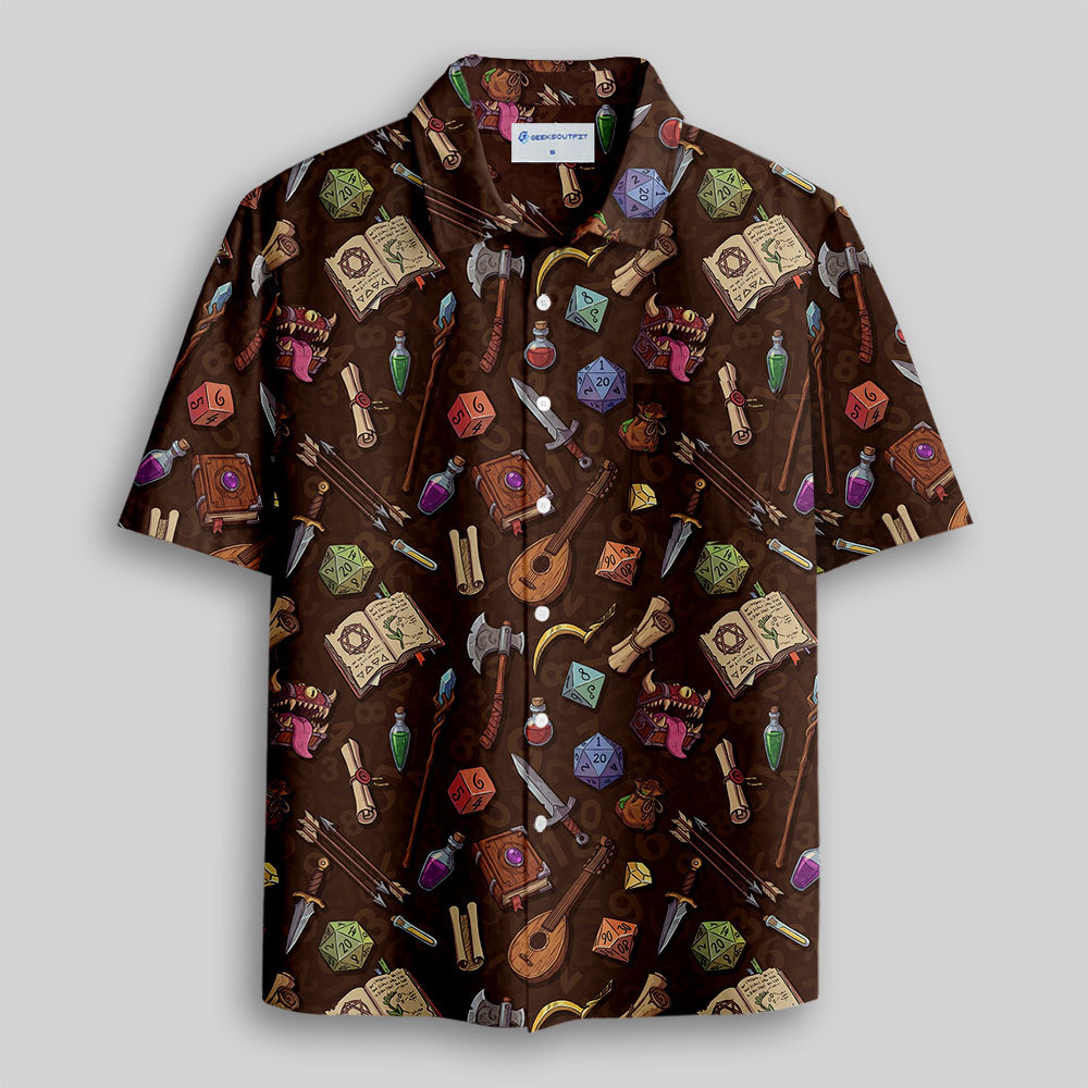 Geeksoutfit Weapon Chest Button Up Pocket Shirt for Sale