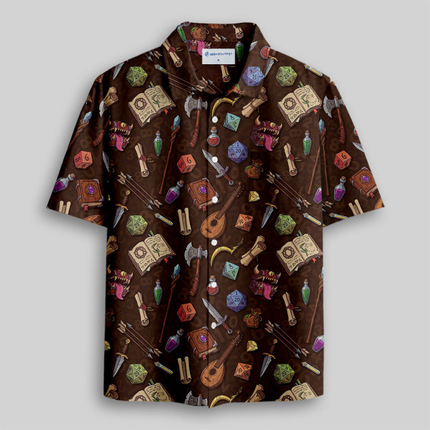 Weapon Chest Button Up Pocket Shirt