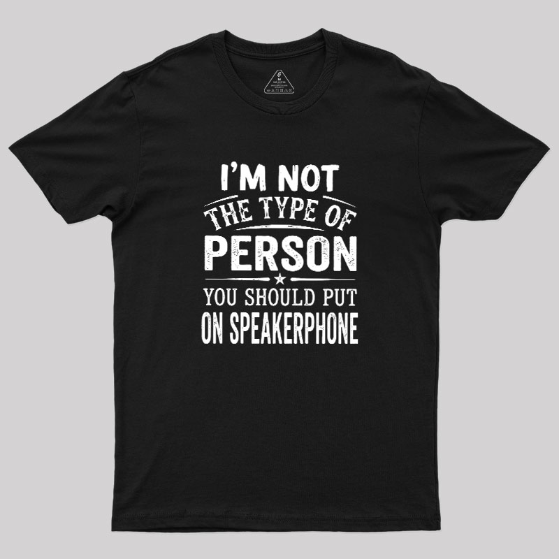 Off Speaker Geek T-Shirt