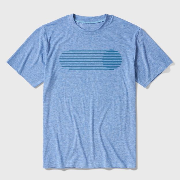 Retro Light Speed Streak Ultra Soft Heather Tees
