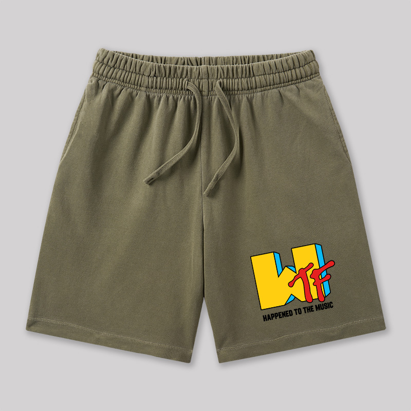 WTF Happened To The Music Geeky Washed Shorts