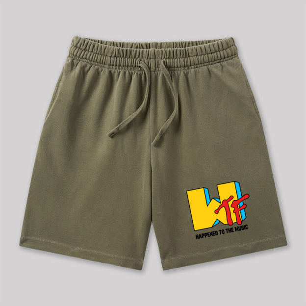 WTF Happened To The Music Geeky Washed Shorts