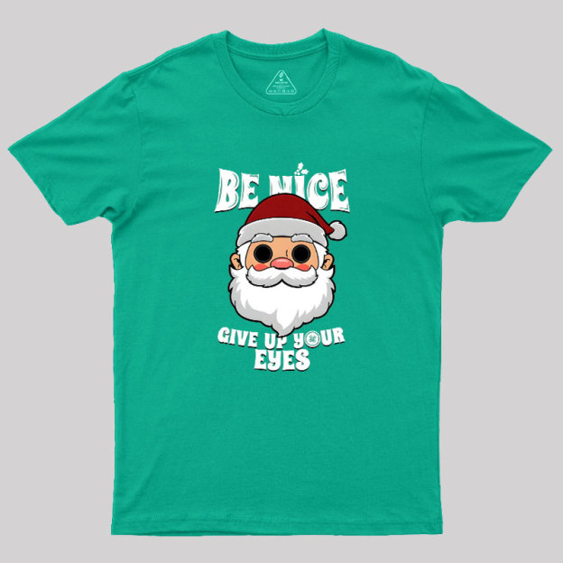 Spooky Santa Claus Dark Humor Gift For Christmas Geek T-Shirt
