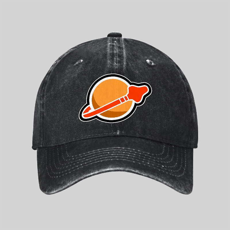 New Space Mars Washed Vintage Baseball Cap
