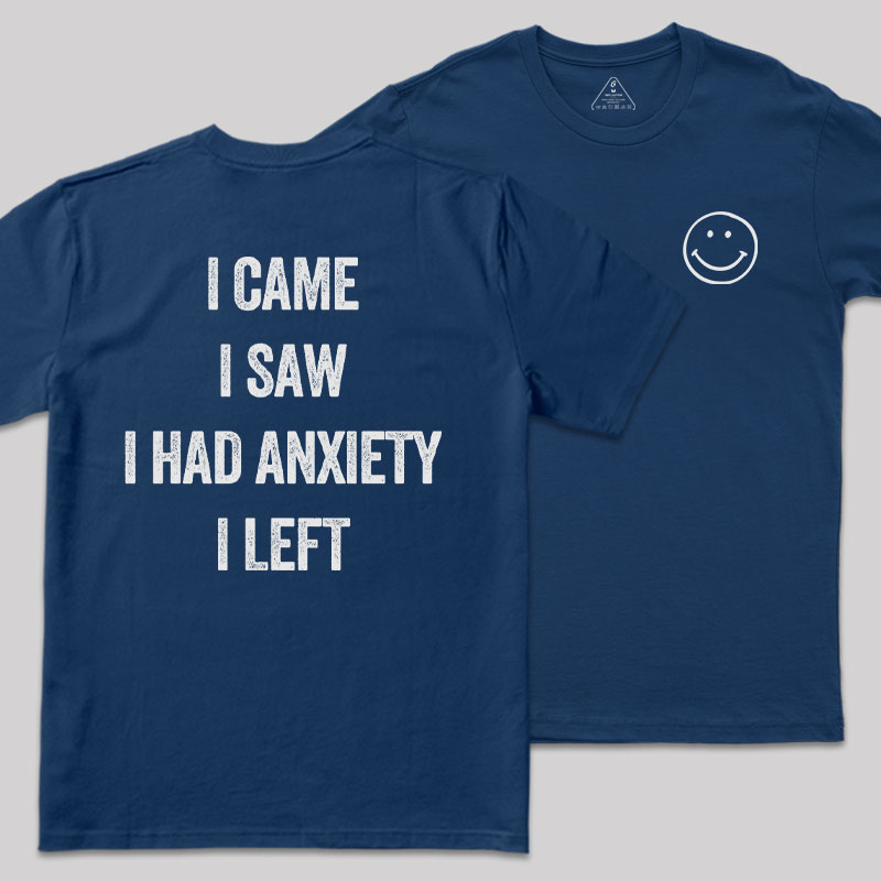 Social Anxiety Chronicles Front and Back Printing Geek T-Shirt