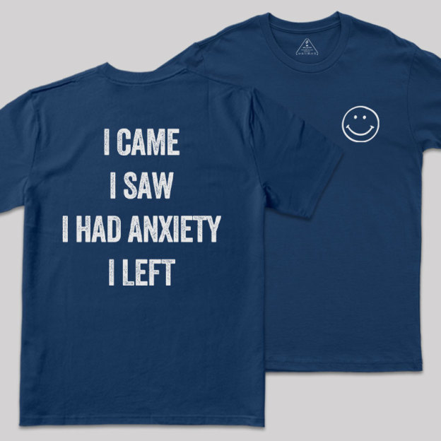 Social Anxiety Chronicles Front and Back Printing Geek T-Shirt