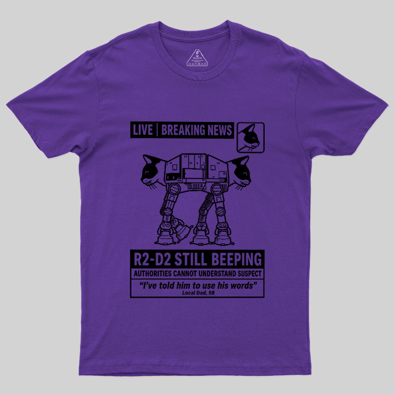 Cat Walker Still Beeping Geek T-Shirt