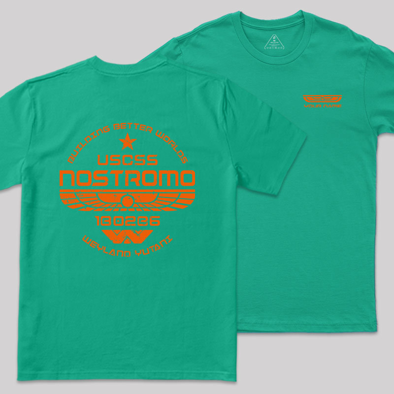 Personalized USCSS Nostromo Geek T-Shirt