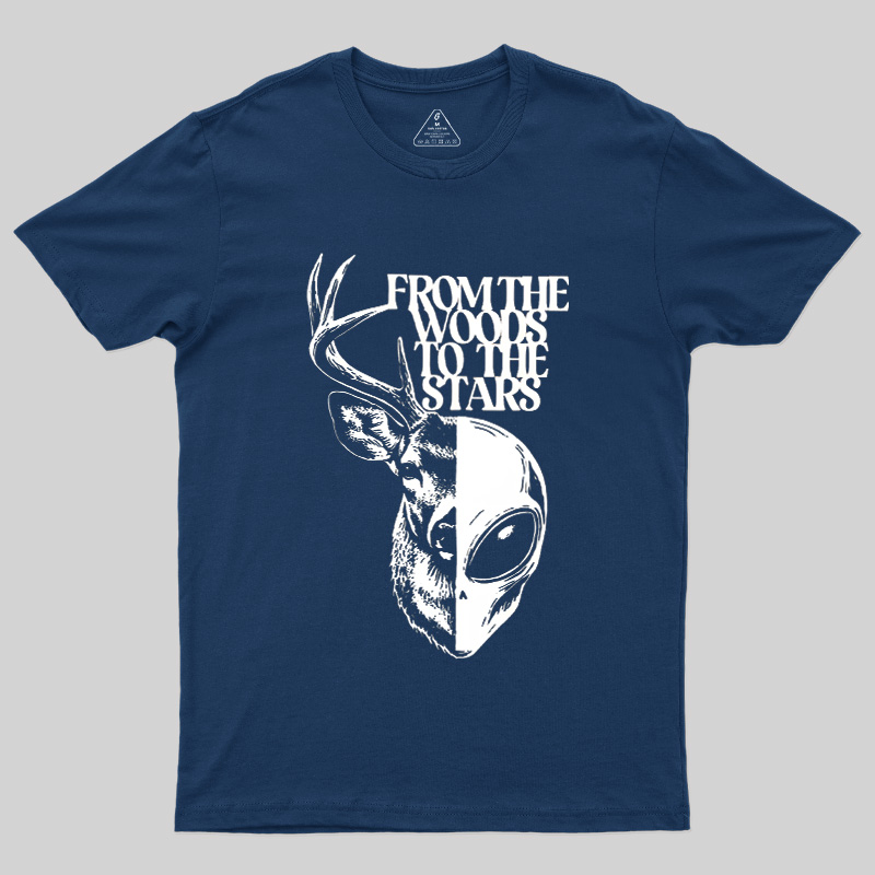 From The Woods To The Stars Geek T-Shirt