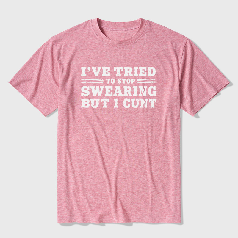 I've Tried To Stop Swearing But I Cunt Sunset Ultra Soft Heather Tee