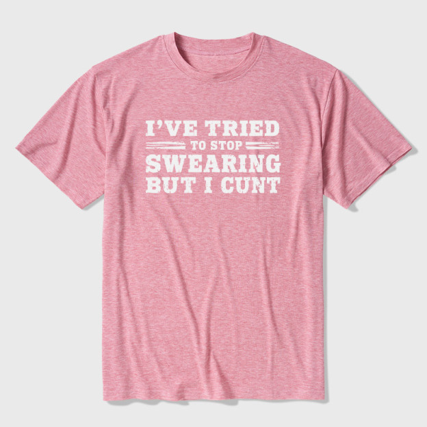 I've Tried To Stop Swearing But I Cunt Sunset Ultra Soft Heather Tee