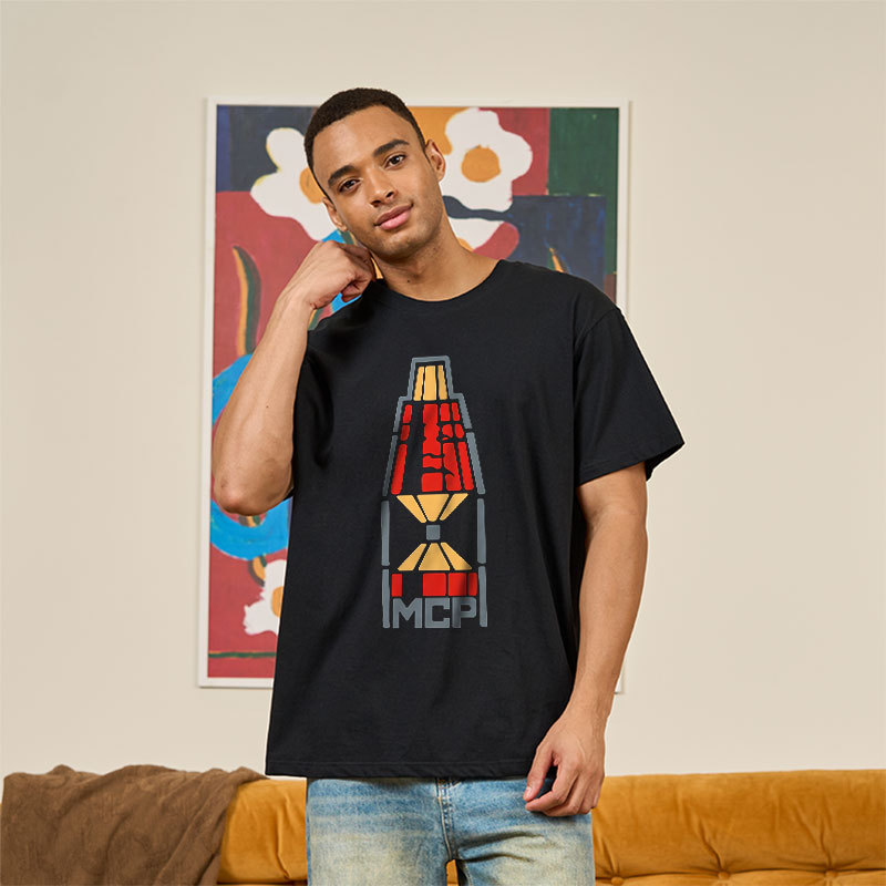 Block Space Rocket Coding Geek T-Shirt