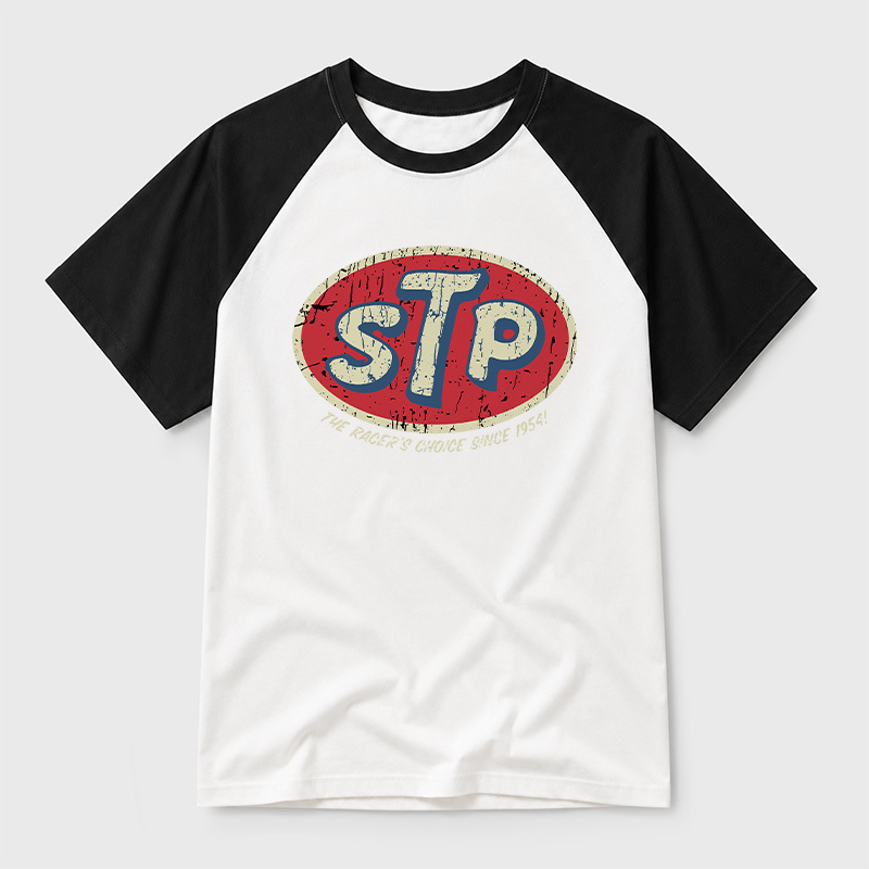 STP Racer's Choice 1954 Geek Retro Raglan T-Shirt