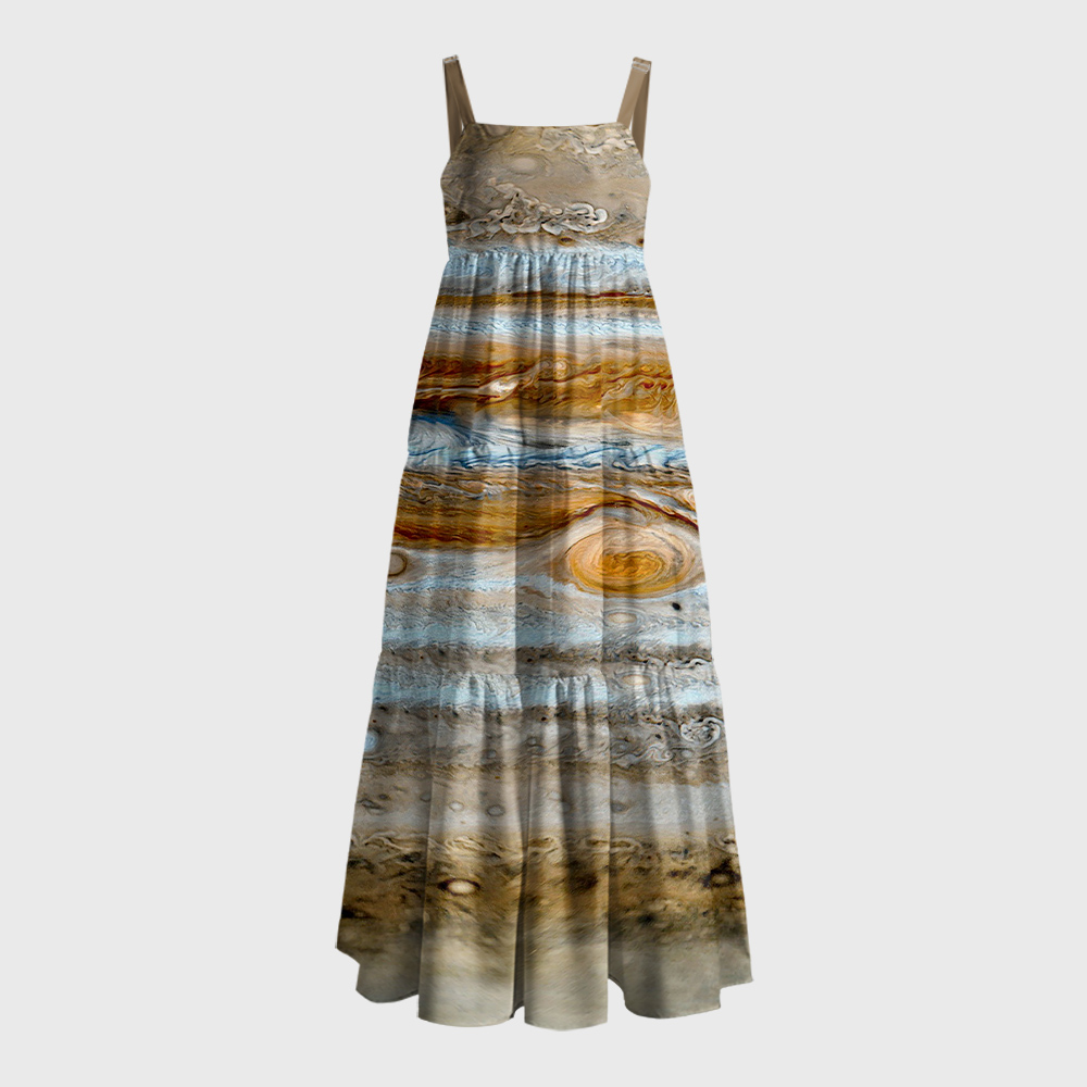 Jupiter Geek Tiered Cami Maxi Dress