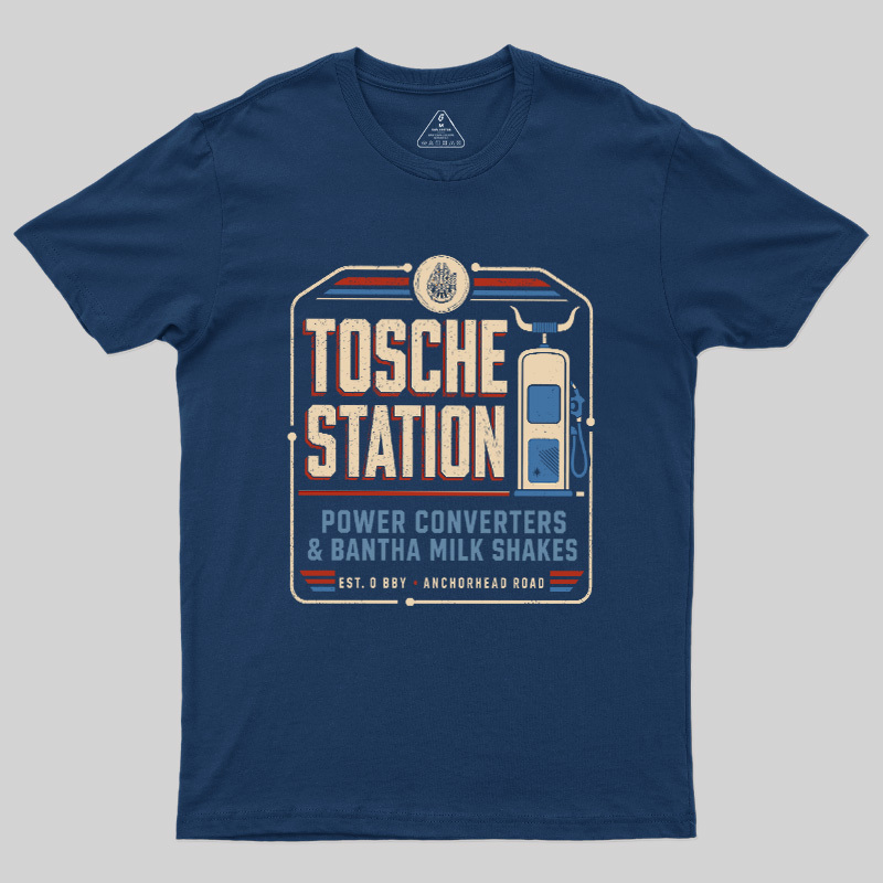 Space Gas Station Power Converter Geek T-Shirt