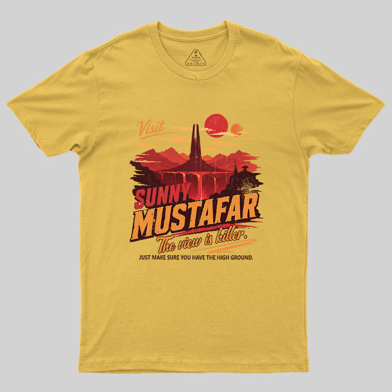 Sunny Mustafar Geek T-Shirt