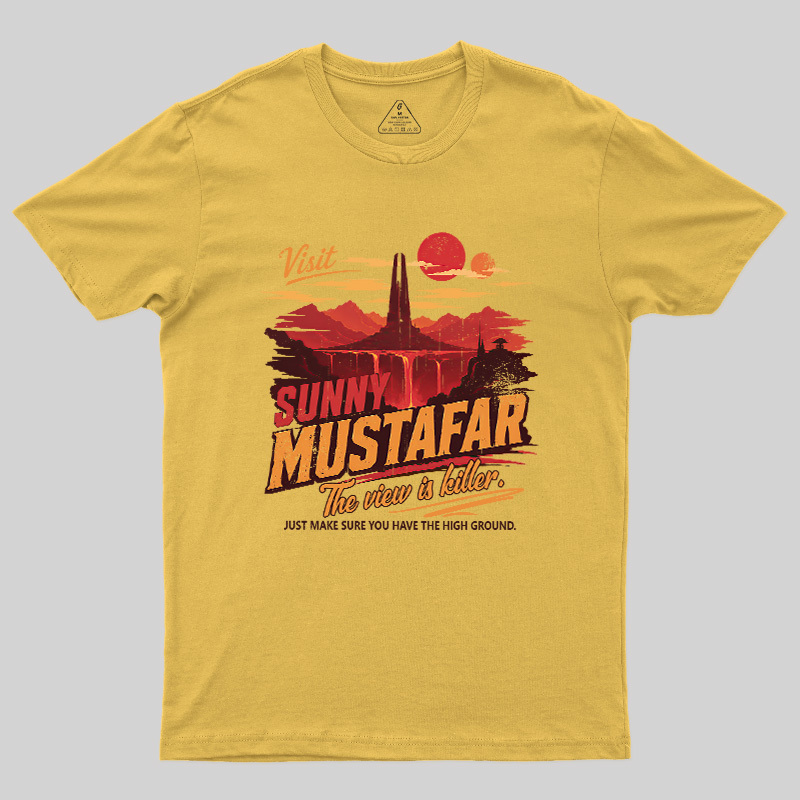 Sunny Mustafar Geek T-Shirt