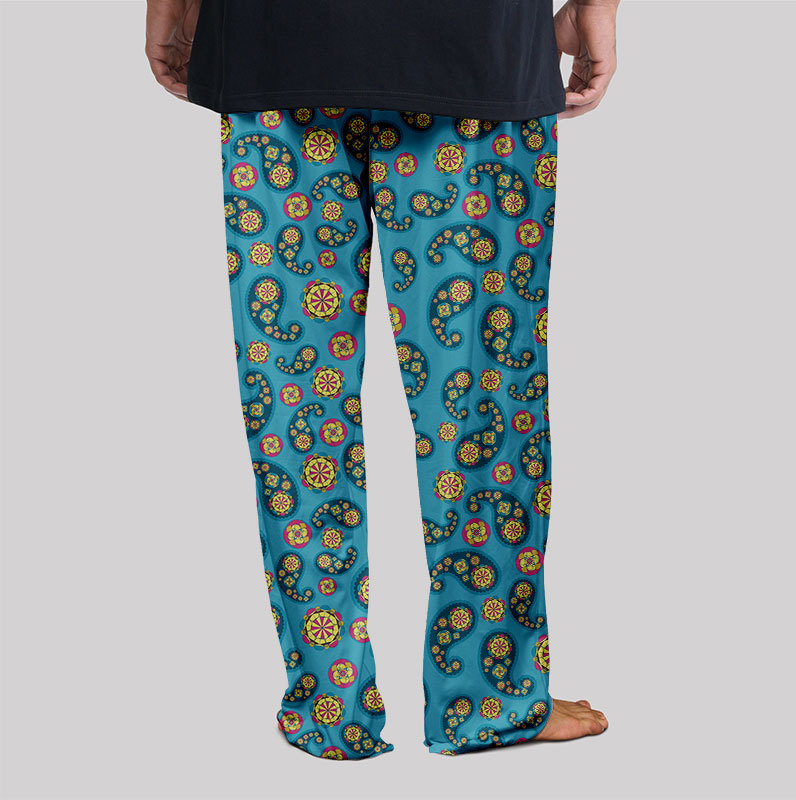 Spiral Paisley Geek Loungewear Pants