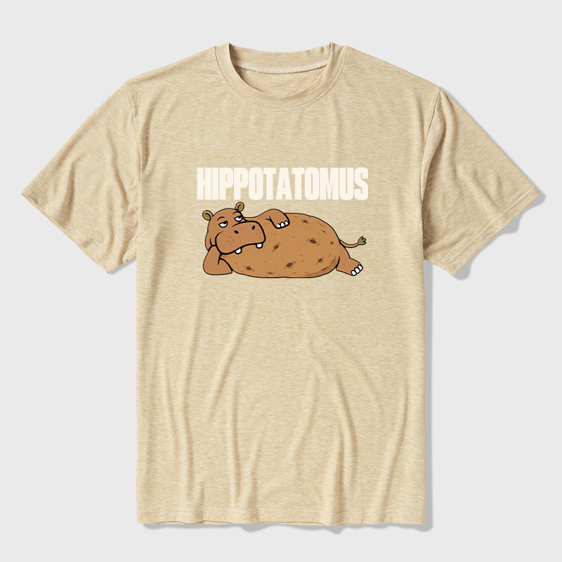 Hippotatomus Ultra Soft Heather Tee