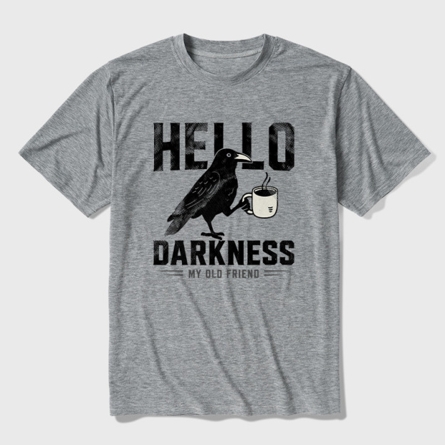 Raven Crow Coffee Ultra Soft Heather Tee