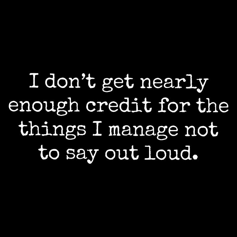 I Don't Get Nearly Enough Credit Geek T-Shirt